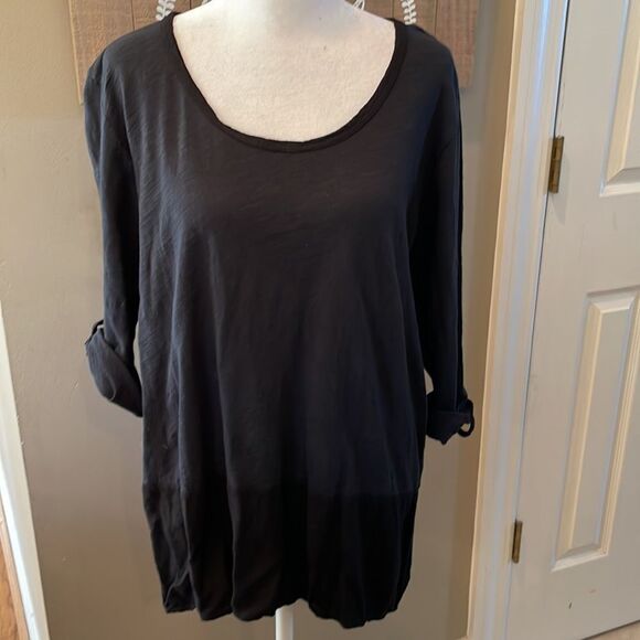 Fresh Produce Black Tunic Top - Picture 1 of 8